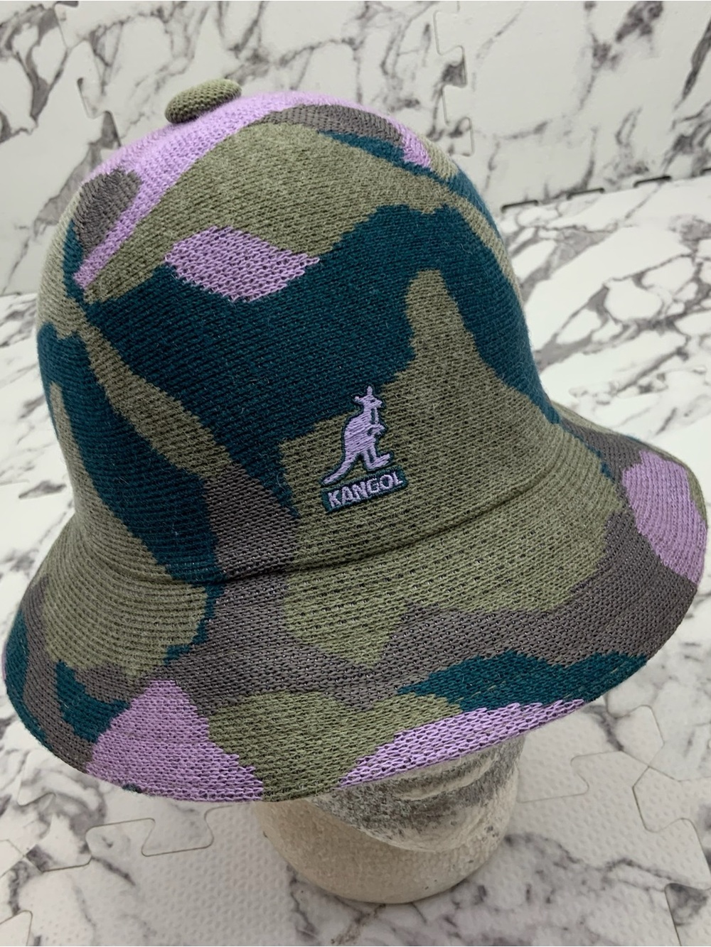 Men’s Kangol Lavender | Sage | Teal Joyful Collage Casual Hat NWT